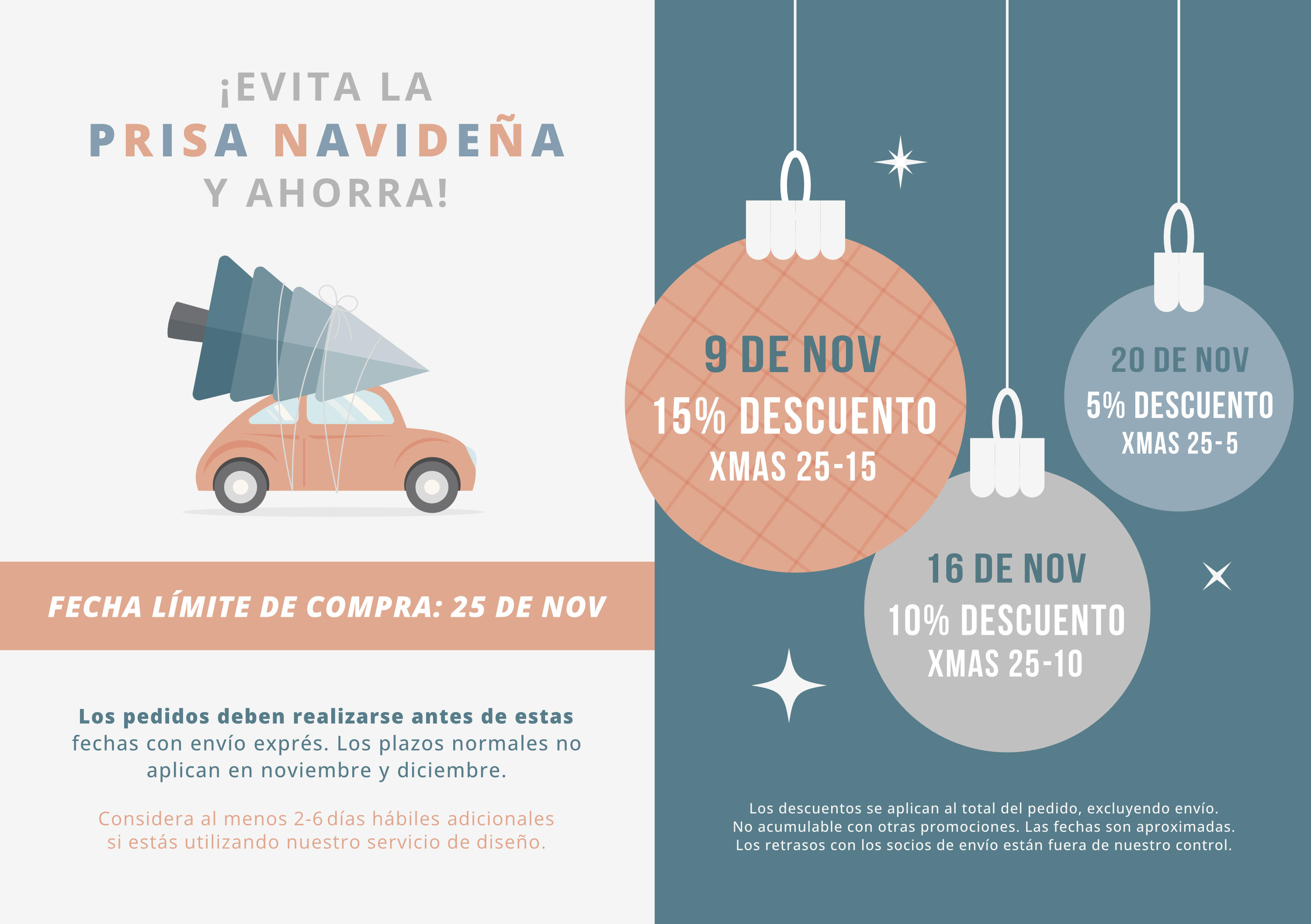 Plazos de Navidad
