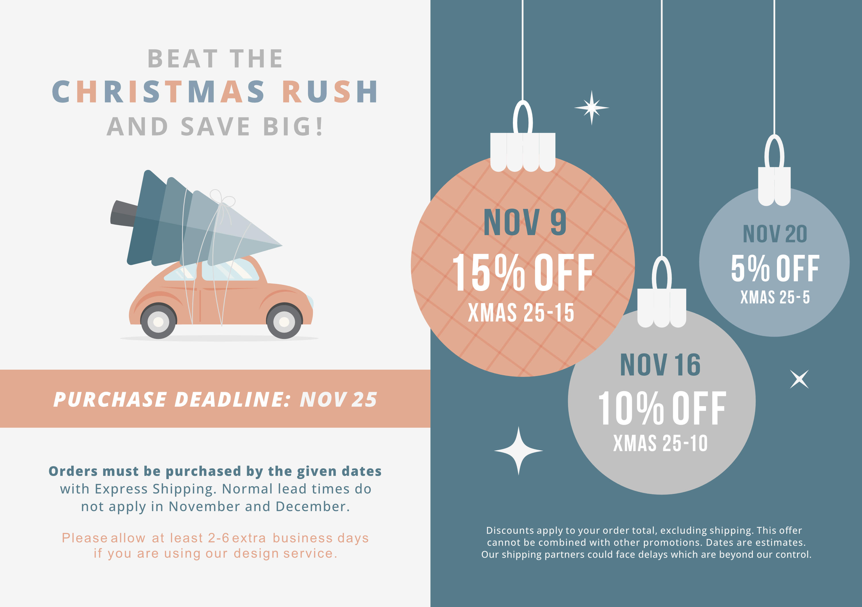 Christmas Deadlines