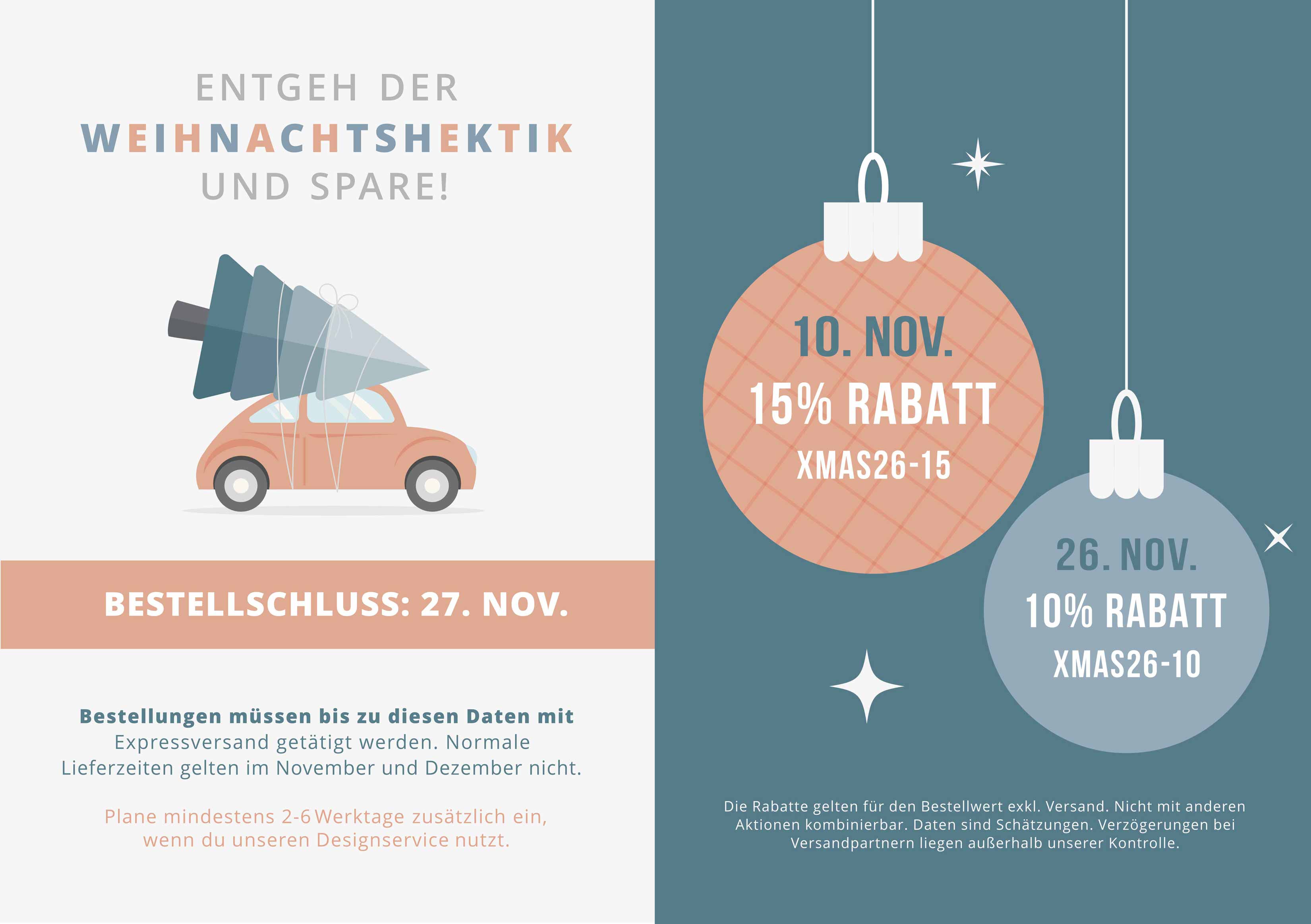 Weihnachtsfristen
